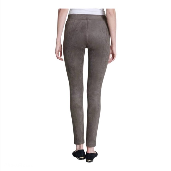 Andrew Marc Faux Suede Skinny Pants Pull On - Picture 2 of 7